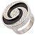 Anello Bvlgari Bulgari Allegra in diamante e onice Nero Argento
