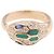 Bulgari Bvlgari Serpenti Ring aus Saphir, Diamant und Malachit Blau Golden - Ansicht 2