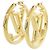 Orecchini a cerchio Louis Vuitton Louise M64288 D'oro