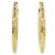 Orecchini a cerchio Louis Vuitton Louise M64288 D'oro - vista 2