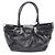 Bolsa de Ombro Salvatore Ferragamo Gancini Preto