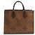 Louis Vuitton Monogram Giant Reverse OnTheGo MM Marrone Marrone scuro - vista 2