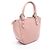 Borsa a mano in pelle rosa Salvatore Ferragamo - vista 2