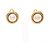 Orecchini a clip Chanel placcati oro con perla finta D'oro