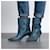 Paris Texas Stiefeletten mit Python-Print Blau  - Ansicht 9