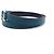 Hermès BRACELET HERMES BEHAPI DOUBLE TOUR EN CUIR SWIFT BLEU EPSOM NOIR T16 BANGLE - vue 13