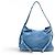 NUOVA BORSA A SPALLA GIVENCHY VOYOU MEDIUM DENIM BLU EFFETTO HOBO
