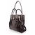 Michael Kors, Hamilton Tote aus grauem Krokodilpräge-Leder mit silberner Hardware. - Ansicht 2