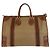 Sac Boston Gucci Vintage Micro GG Supreme Canvas et Cuir Marron - vue 2