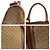 Sac Boston Gucci Vintage Micro GG Supreme Canvas et Cuir Marron - vue 5