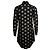 Equipment, Blusenkleid mit Sternenprint Schwarz - Ansicht 3