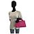 Tote in tela Canapa con logo Triangle Prada Rosa - vista 6