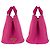 Tote in tela Canapa con logo Triangle Prada Rosa - vista 7