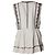 Isabel Marant Etoile, top beige bordado Castaño - vista 3