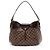 Borsa a spalla Louis Vuitton Damier Ebene Sistina MM Marrone - vista 3