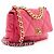 Gabrielle Borsa a tracolla Chanel Lambskin 19 Medium Flap Rosa - vista 2