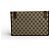 Clutch in tessuto vintage Gucci Marrone - vista 3