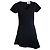 Ba&sh, schwarzes Kleid mit offenen Webärmeln