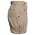 Dolce & Gabbana, falda beige con botones Castaño - vista 2