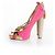 Dsquared2, décolleté in scamosciato rosa Barbie - vista 2
