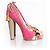 Dsquared2, décolleté in scamosciato rosa Barbie - vista 5