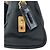 Borsa Tote Prada Nylon Tessuto Logo Triangle Nero - vista 5