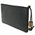 Clutch in pelle con nappa Bamboo Gucci Nero - vista 2