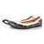 Lanvin, ballerine stretch in bianco e metallizzato Multicolore