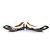 Lanvin, ballerine stretch in bianco e metallizzato Multicolore - vista 5