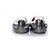 Lanvin, ballerine stretch in bianco e metallizzato Multicolore - vista 6