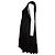 Zadig & Voltaire, Ärmelloses schwarzes Kleid mit Rüschen - Ansicht 3