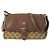 Borsa a tracolla Gucci Sukey in tela GG e pelle Marrone