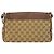 Borsa a tracolla Gucci Sukey in tela GG e pelle Marrone - vista 2