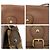 Borsa a tracolla Gucci Sukey in tela GG e pelle Marrone - vista 6