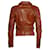 Dsquared2, Lederjacke in Cognac Braun - Ansicht 2