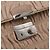 Borsa a tracolla in pelle Nappa Gaufre Prada Marrone Beige - vista 5
