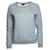 Apc A.P.C., Crewneck-Pullover in Grau mit PARIS-Aufdruck