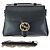 Borsa 2way in pelle con Interlocking G Gucci Nero