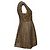 Matthew Williamson, vestido tecido Ocher/Black no tamanho UK10/M. Multicor - vista 2