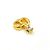 Pendente CD Logo Dior con strass Oro - vista 4