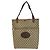 Gucci Vintage GG Supreme Canvas Tote Bag Brown Beige