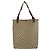 Gucci Vintage GG Supreme Canvas Tote Bag Brown Beige - view 2