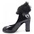 Chanel Mary Jane Lackleder-Pumps Schwarz - Ansicht 2
