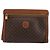Céline Celine Logo Triomphe Canvas and leather Marrone