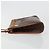 Céline Celine Logo Triomphe Canvas and leather Marrone - vista 4