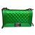 Chanel Borsa Boy Medium Capretto Verde Metallizzato