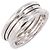 Bulgari Bvlgari B-zero1 3-Band Ring aus 18K Weißgold Silber