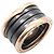 Bulgari Bvlgari B-zero1 4-Band Ring Schwarz Golden