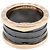 Bulgari Bvlgari B-zero1 4-Band Ring Schwarz Golden - Ansicht 2