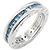 Bulgari Bvlgari B-zero1 Ring mit blauem Topas Silber